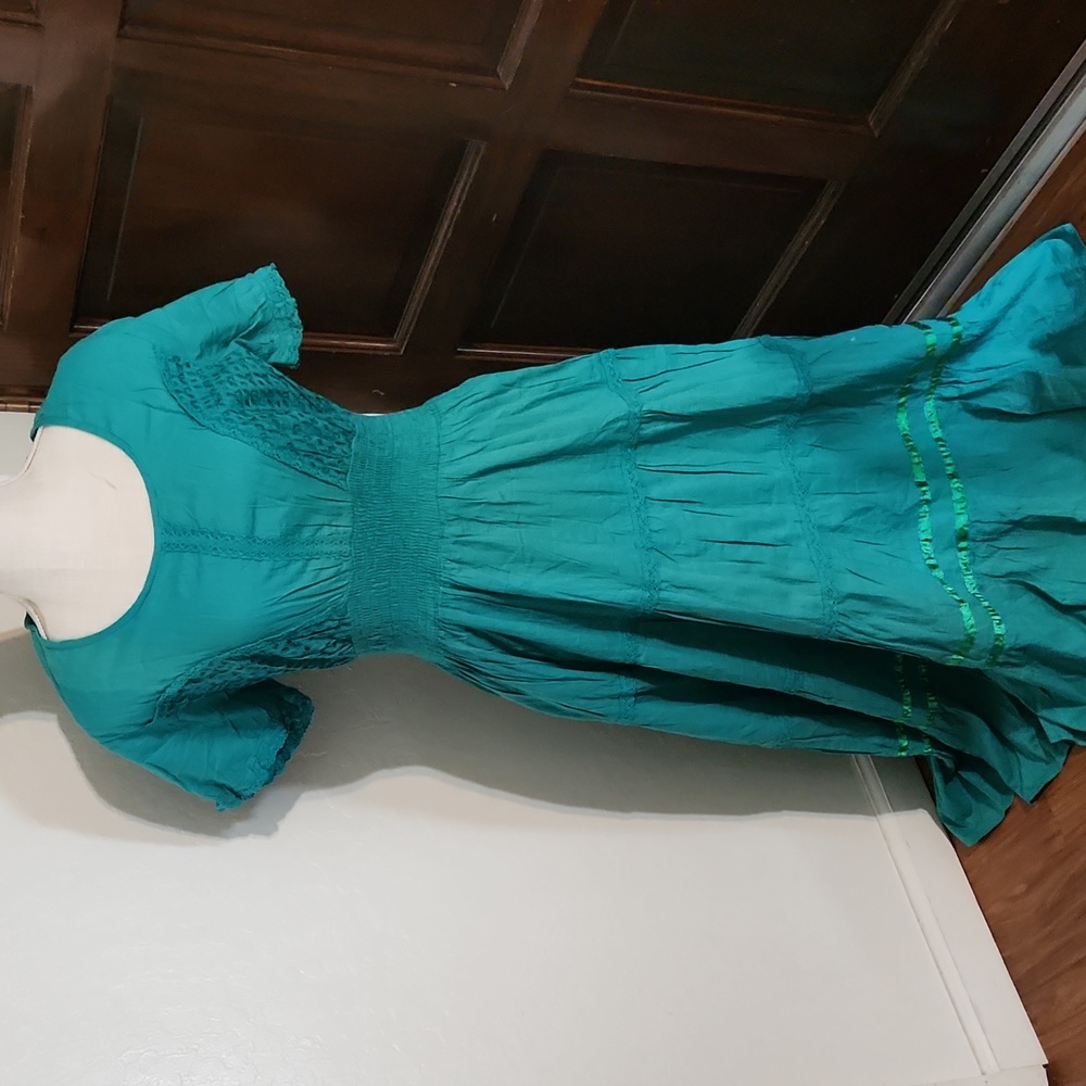 Sol Brand. Margot style dress in Jade. You will not find a better silhouette.
